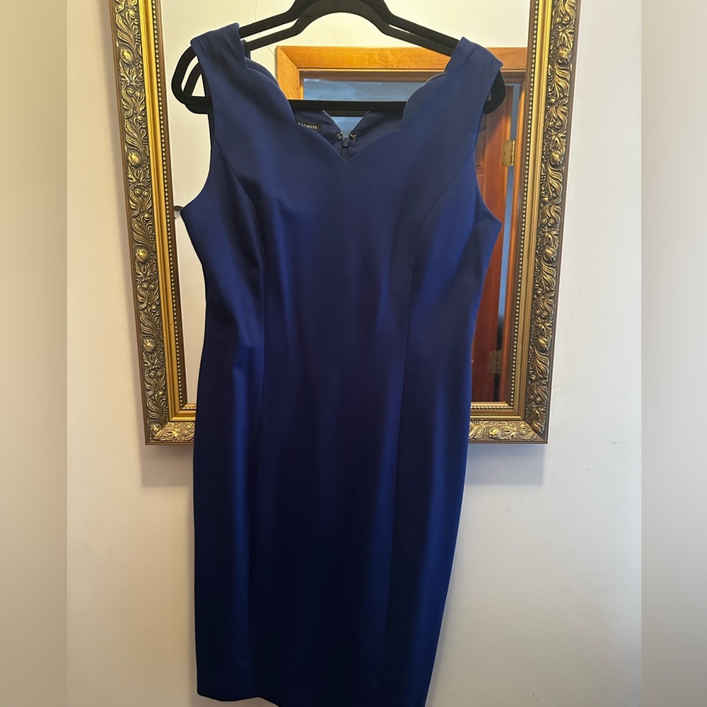 Talbots Sheath dress cobalt blue Perfect condition!